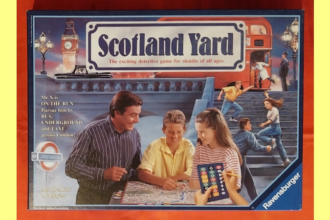 Ravensburger Scotland Yard Vintage (1992) Family Board Game COMPLETE