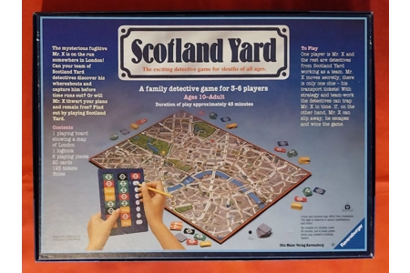 Ravensburger Scotland Yard Vintage (1992) Family Board Game COMPLETE