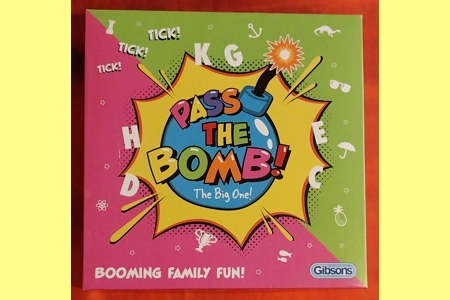 Gibsons Pass The Bomb! The Big One Family Board Game LIKE NEW