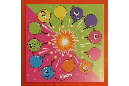 Gibsons Pass The Bomb! The Big One Family Board Game LIKE NEW