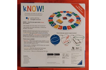 Ravensburger kNOW! Quiz Board Game COMPLETE Ravensburger kNOW! Quiz Board Game COMPLETE