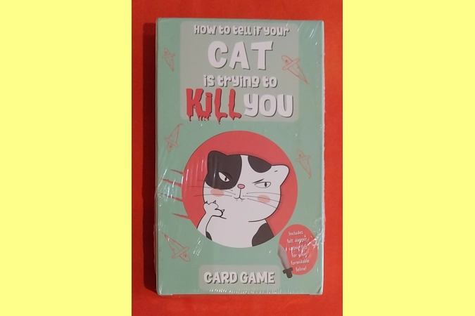 Boxer How To Tell If Your Cat Is Trying To Kill You Card Game NEW Boxer How To Tell If Your Cat Is Trying To Kill You Card Game NEW