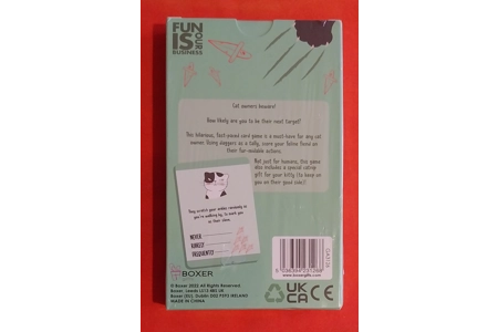 Boxer How To Tell If Your Cat Is Trying To Kill You Card Game NEW Boxer How To Tell If Your Cat Is Trying To Kill You Card Game NEW