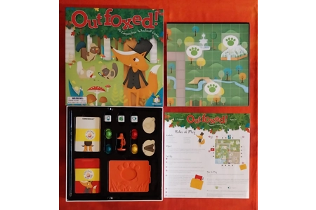 Gamewright Outfoxed! A Cooperative Whodunit Board Game COMPLETE