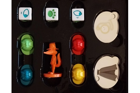 Gamewright Outfoxed! A Cooperative Whodunit Board Game COMPLETE