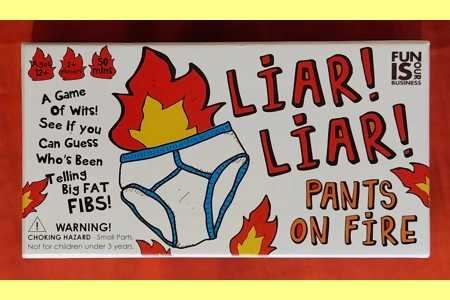 Boxer Gifts Liar! Liar! Pants On Fire Card Game LIKE NEW