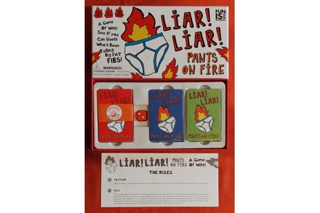 Boxer Gifts Liar! Liar! Pants On Fire Card Game LIKE NEW