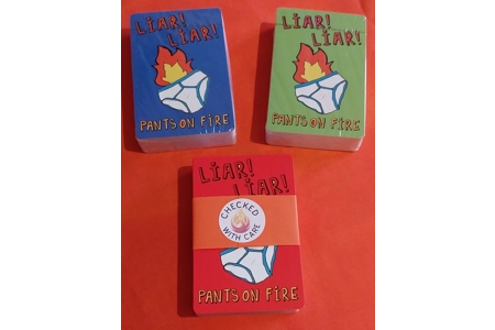 Boxer Gifts Liar! Liar! Pants On Fire Card Game LIKE NEW