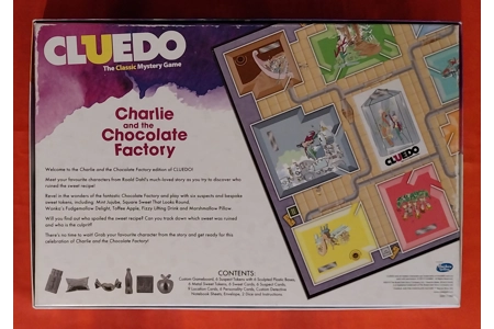 Hasbro Cluedo Mystery Board Game Charlie And The Chocolate Factory COMPLETE