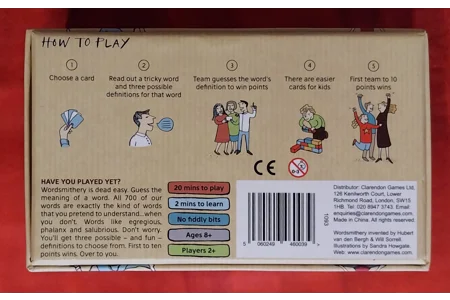 Clarendon Games Wordsmithery The Game For Every Wordsmith Young & Old PLAYABLE Clarendon Games Wordsmithery The Game For Every Wordsmith Young & Old PLAYABLE