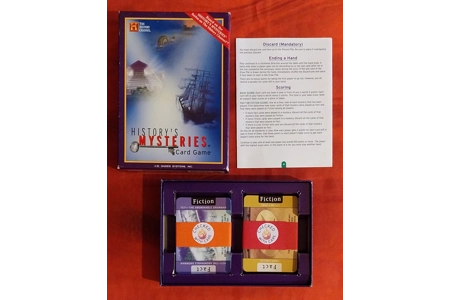 US Games Systems History Channel History's Mysteries Card Game COMPLETE US Games Systems History Channel History's Mysteries Card Game COMPLETE