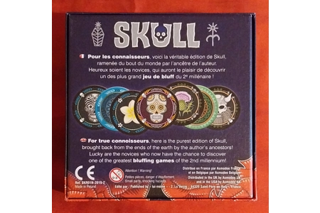 Lui-Meme Skull Family Bluffing Card Game - COMPLETE