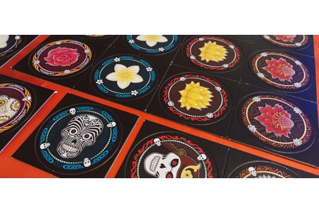 Lui-Meme Skull Family Bluffing Card Game - COMPLETE