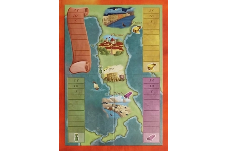 Rio Grande Games Strozzi Strategy Board Game (2008) COMPLETE