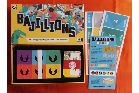 Ginger Fox Bajillions Party Card Game Of GIANT Numbers COMPLETE