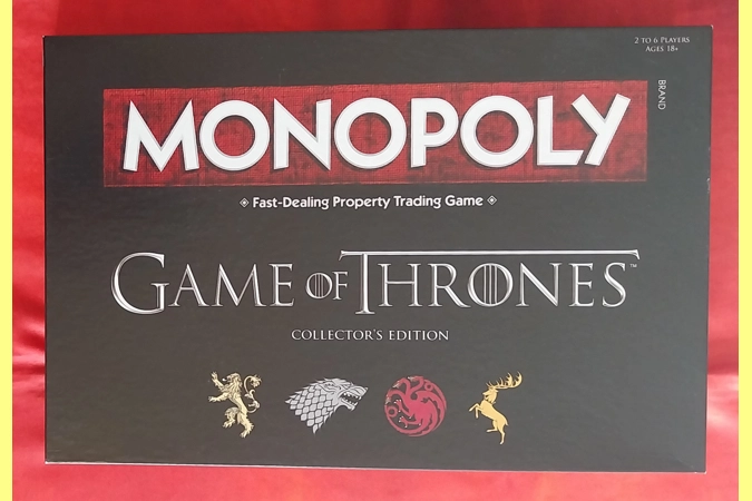 Hasbro Monopoly Board Game - Game Of Thrones Collectors Edition COMPLETE