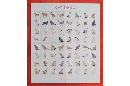 Laurence King Cat Bingo Children's Board Game COMPLETE Laurence King Cat Bingo Children's Board Game COMPLETE