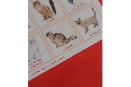 Laurence King Cat Bingo Children's Board Game COMPLETE Laurence King Cat Bingo Children's Board Game COMPLETE