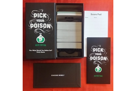 Dyce Pick Your Poison NSFW Party Card Game COMPLETE Dyce Pick Your Poison NSFW Party Card Game COMPLETE