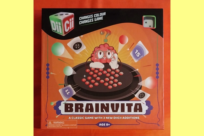 Brainvita Diicii Board Game With Flashing Dice PLAYABLE Brainvita Diicii Board Game With Flashing Dice PLAYABLE