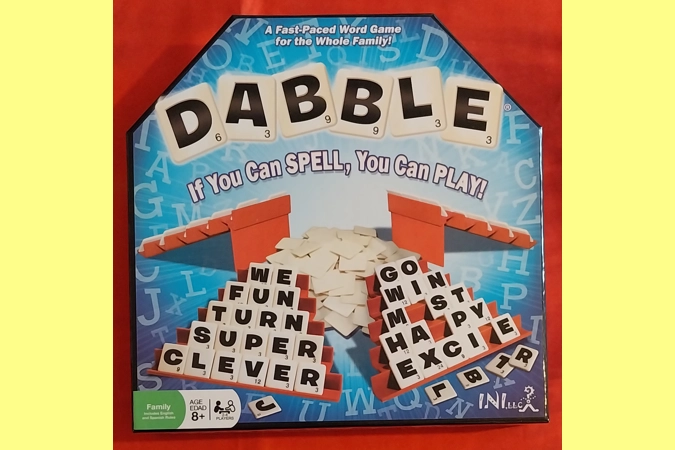INI Dabble Fast-Paced Family Word Game COMPLETE