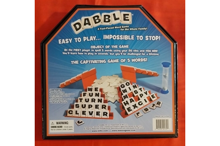 INI Dabble Fast-Paced Family Word Game COMPLETE