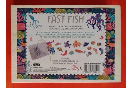 Professor Puzzle Fast Fish Colour-Matching Children's Game NEW Professor Puzzle Fast Fish Colour-Matching Children's Game NEW