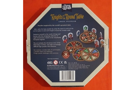 Professor Puzzle Mythic Legends Knights Of The Round Table logic Puzzle Game NEW