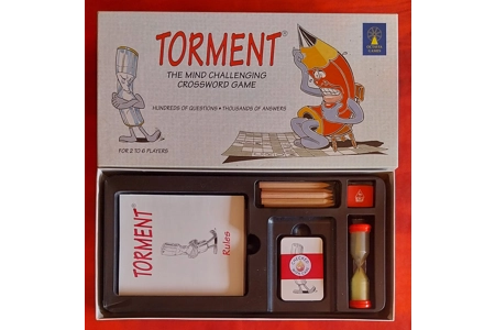 Octavia Games Torment Crossword Board Game COMPLETE