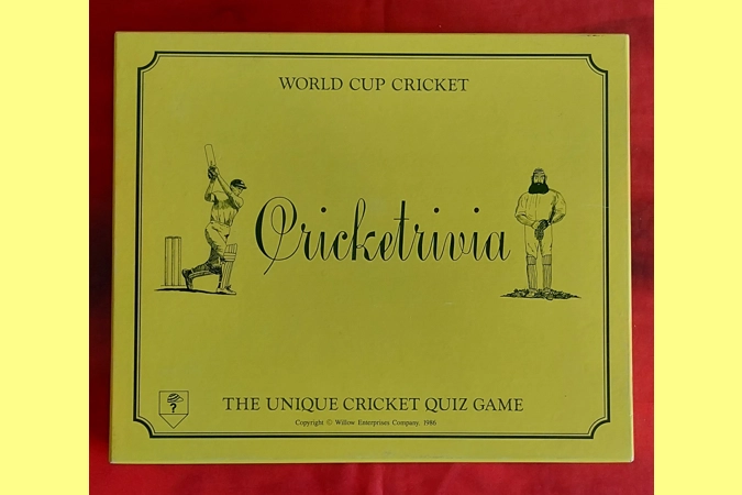 Willow Enterprises Cricketrivia Vintage (1986) Quiz Game COMPLETE Willow Enterprises Cricketrivia Vintage (1986) Quiz Game COMPLETE