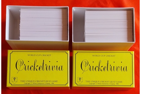 Willow Enterprises Cricketrivia Vintage (1986) Quiz Game COMPLETE Willow Enterprises Cricketrivia Vintage (1986) Quiz Game COMPLETE