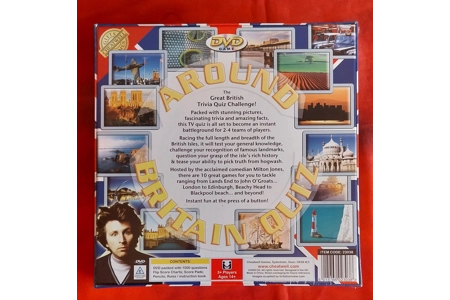 Cheatwell Gifts Around Britain Quiz - DVD Board Game NEW Sealed