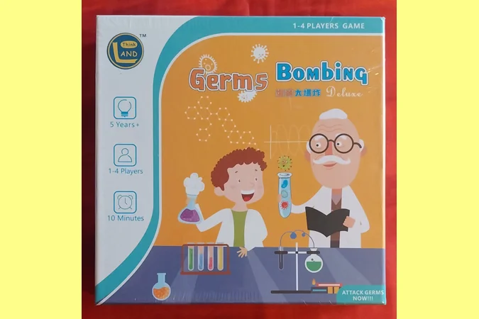 Think And L Germs Bombing Educational Board Game NEW Sealed