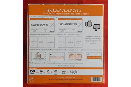 Kulture Games Clap Clap City Card Game COMPLETE Kulture Games Clap Clap City Card Game COMPLETE