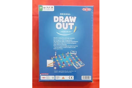 Tactic Original Draw Out ...And Doodle On! Board Game NEW Tactic Original Draw Out ...And Doodle On! Board Game NEW