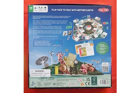Tactic Mother Earth Educational Family Board Game NEW Sealed