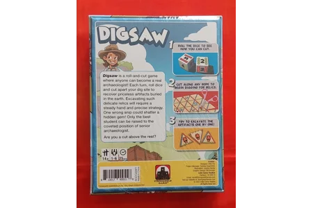 Stronghold Games Digsaw Roll - Cut - Collect! Board Game NEW Sealed Stronghold Games Digsaw Roll - Cut - Collect! Board Game NEW Sealed