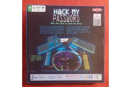 Tactic Hack My Password Family Board Game LIKE NEW