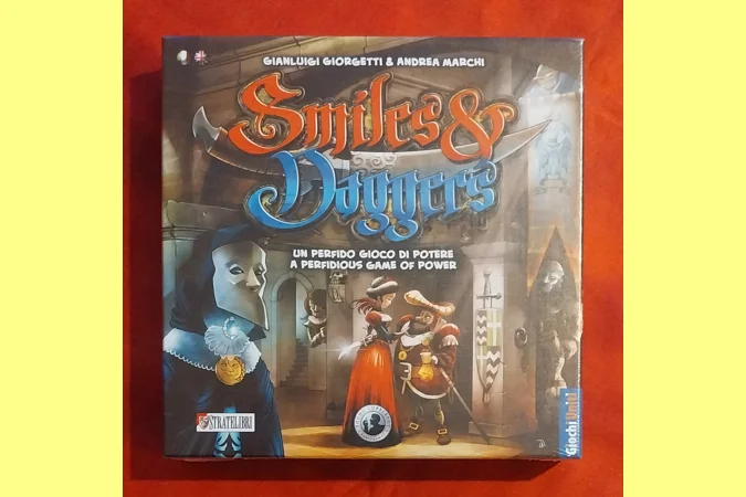 Giochi Uniti Smiles & Daggers Family Strategy Board Game NEW Giochi Uniti Smiles & Daggers Family Strategy Board Game NEW