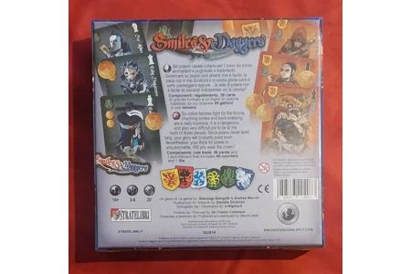 Giochi Uniti Smiles & Daggers Family Strategy Board Game NEW Giochi Uniti Smiles & Daggers Family Strategy Board Game NEW