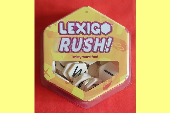 Game Box Lexigo Rush! Tile Placing Family Word Game COMPLETE Game Box Lexigo Rush! Tile Placing Family Word Game COMPLETE