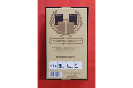 Rooster Teeth Million Dollars, But... Party Card Game COMPLETE Rooster Teeth Million Dollars, But... Party Card Game COMPLETE