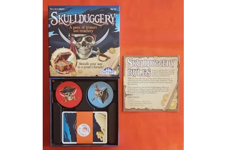 Outset Skullduggery Family Card Game - A Game Of Treasure & Treachery - COMPLETE