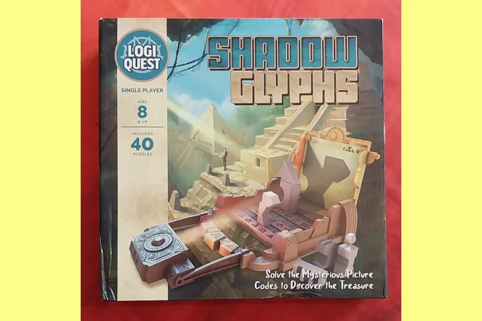 Logi Quest Shadow Glyphs Single Player Logic Puzzle Board Game COMPLETE