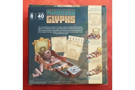Logi Quest Shadow Glyphs Single Player Logic Puzzle Board Game COMPLETE