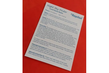 Rangerland Jr Night Sky Finder Card Game Cosmic Go-FIsh PLAYABLE Rangerland Jr Night Sky Finder Card Game Cosmic Go-FIsh PLAYABLE