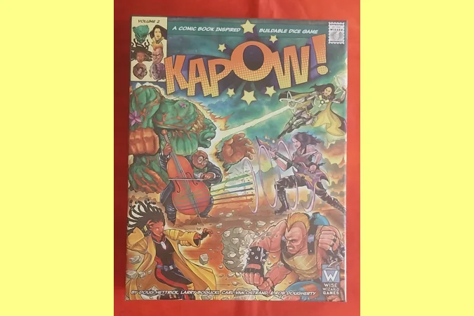 Wise Wizard Games Kapow! Volume 2 Comic Inspired Buildable Dice Game NEW Sealed