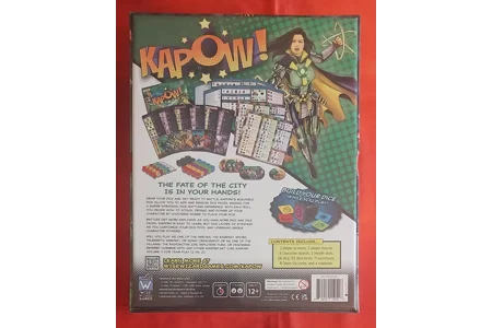 Wise Wizard Games Kapow! Volume 2 Comic Inspired Buildable Dice Game NEW Sealed