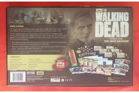 Cryptozoic AMC The Walking Dead Board Game - The Best Defence PLAYABLE