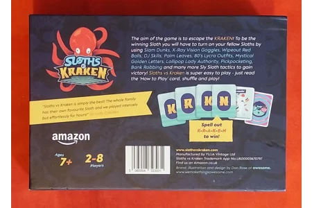 Yuja Sloths VS Kraken Card Game COMPLETE Yuja Sloths VS Kraken Card Game COMPLETE